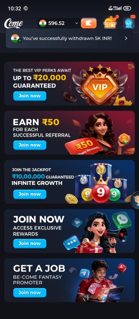 Come Game.com” logo placed in a bathtub with running water from a shiny faucet.